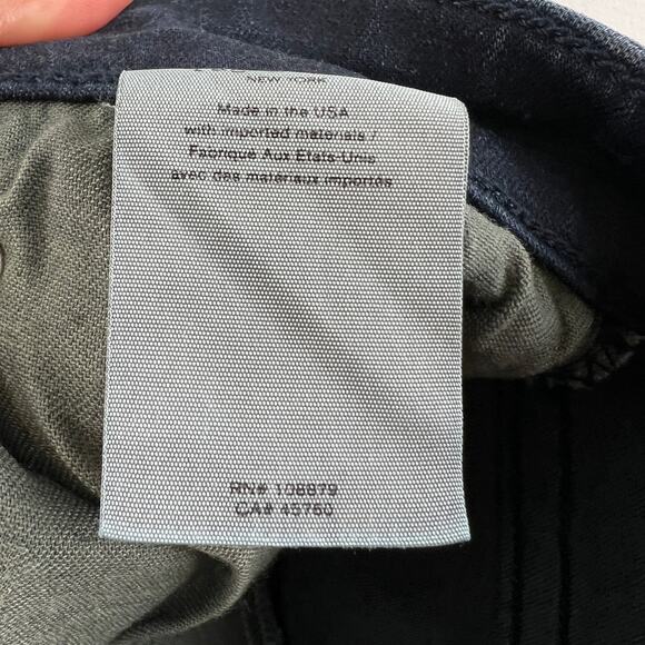 Rag & Bone Nina High Rise Skinny Jeans Blue Etta Cotton Blend Dark Denim Size 26 - Picture 8 of 8